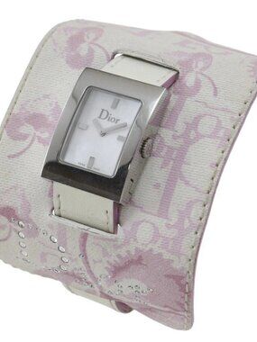 Dior Maris Watches D78-109 White shellDial Stainless Steel/leather Quartz ...